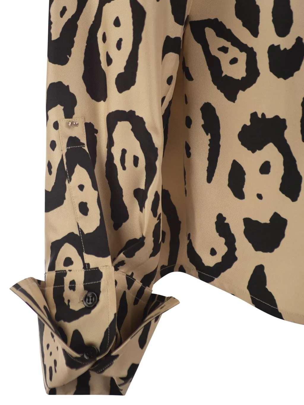 Leopard Print Silk Shirt