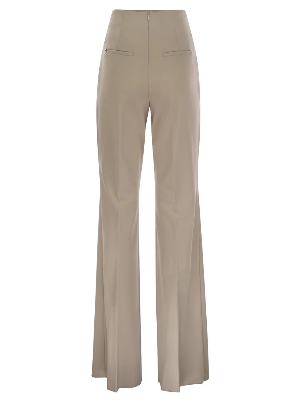High-Waisted Wide-Leg Trousers