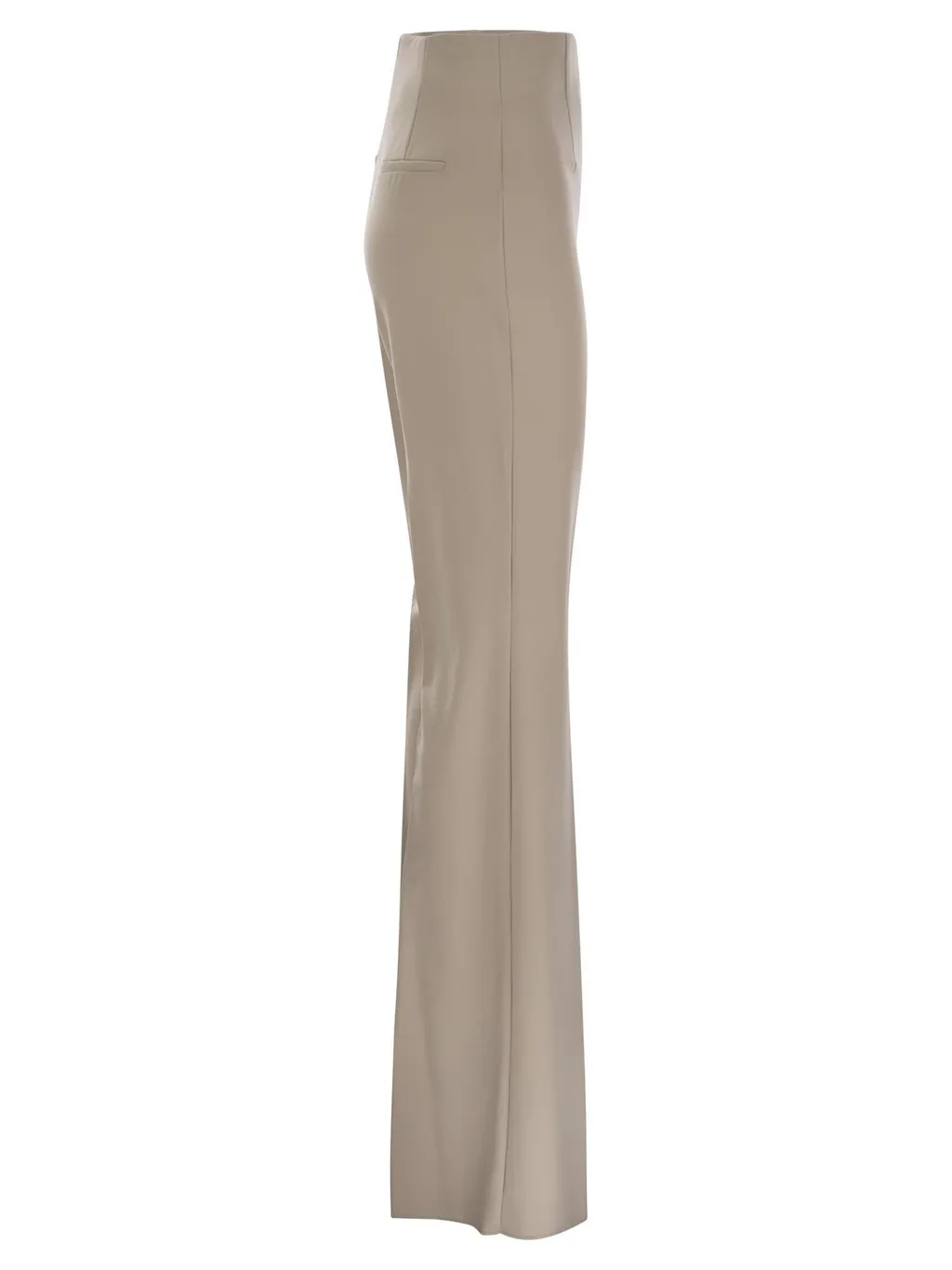 High-Waisted Wide-Leg Trousers