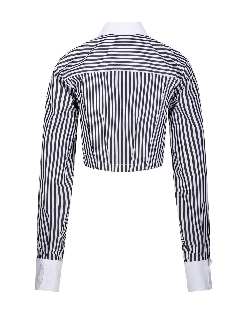 Striped Cropped Shirt