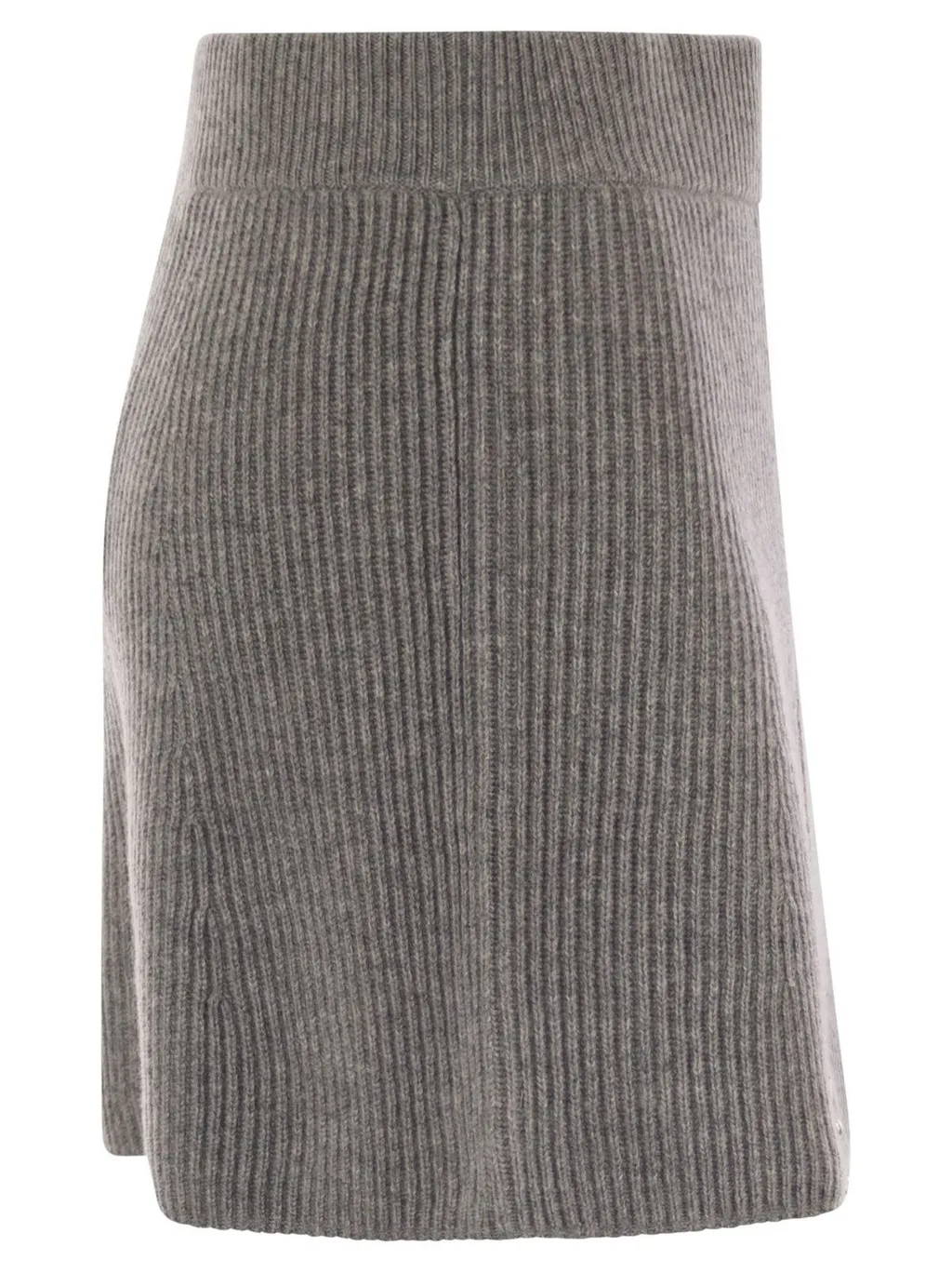 Ribbed Knit Mini Skirt