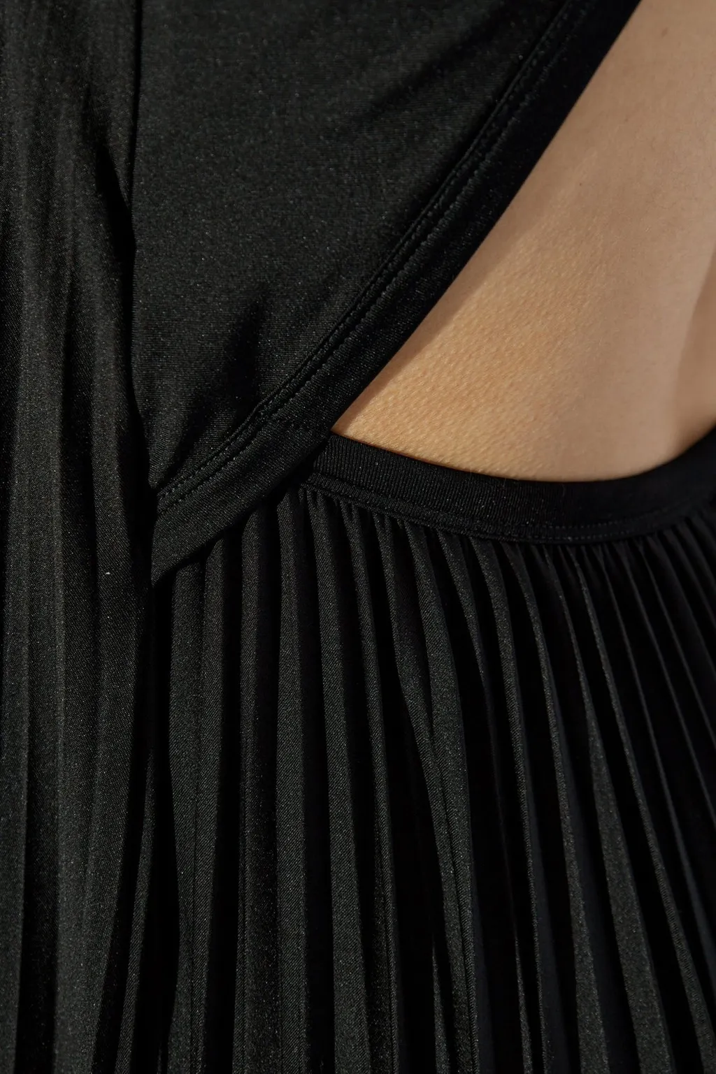Pleated Maxi Dress