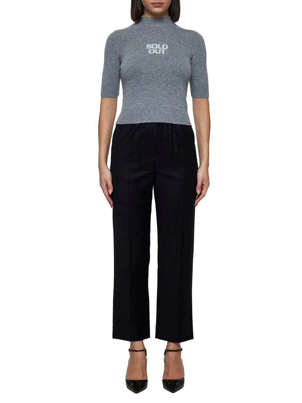 Mock Neck Knit Top