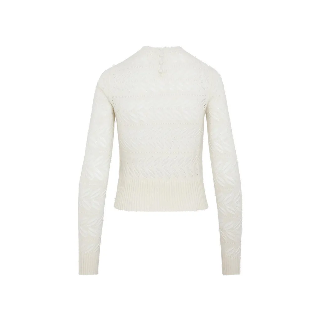 Cropped Knit Sweater