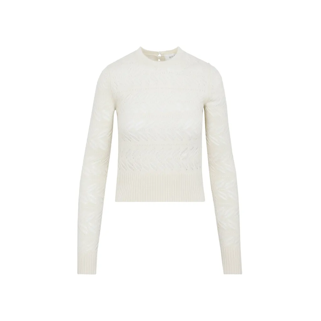 Cropped Knit Sweater