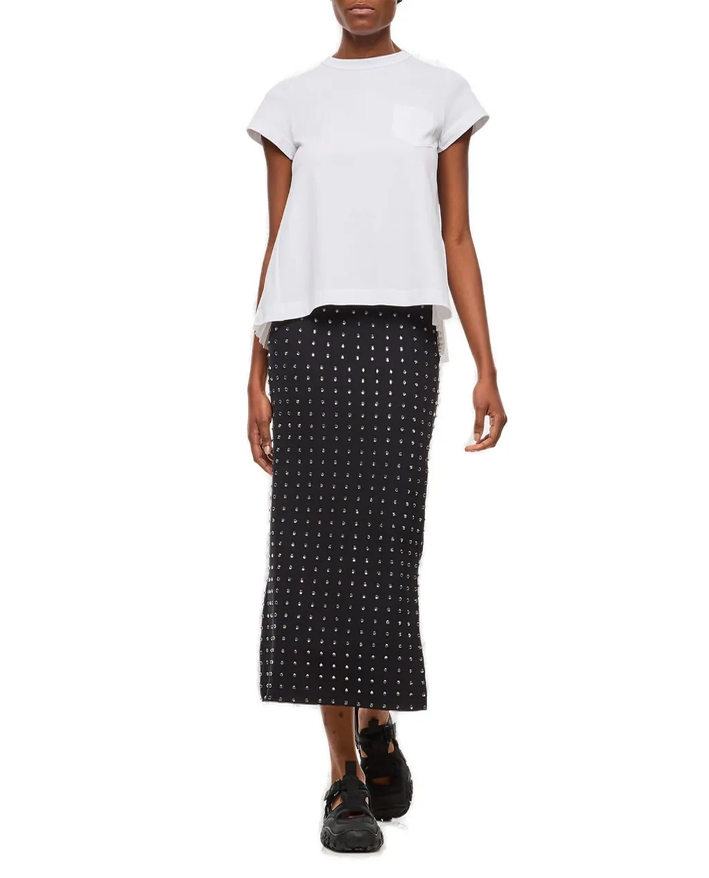 Midi Skirt With Studs