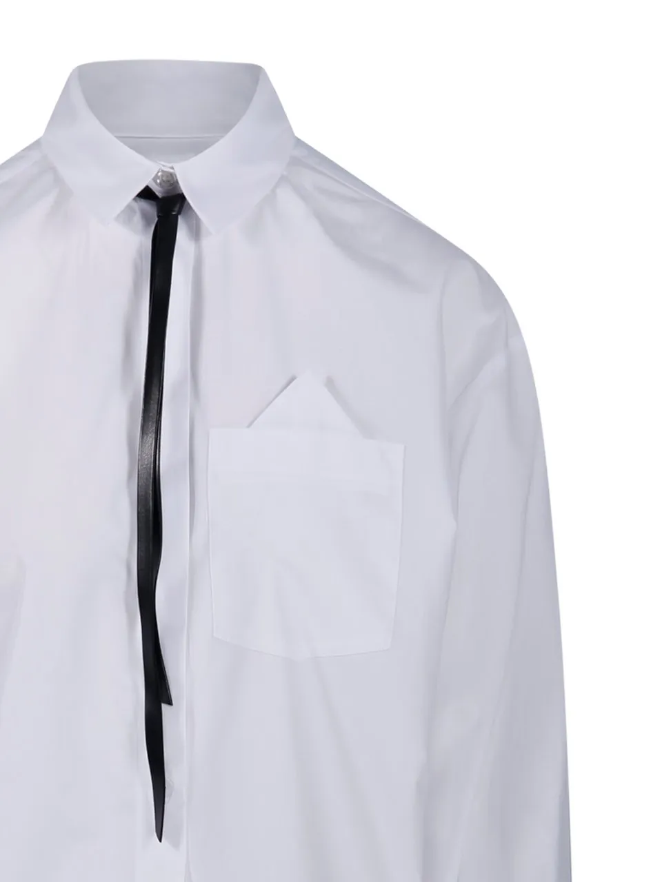 Shirt With Tie Detail