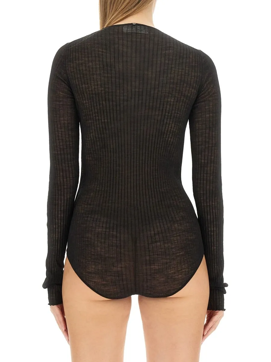 Ribbed Knit Bodysuit