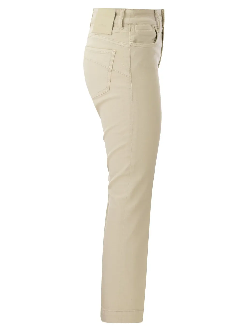 Cropped Flare Trousers