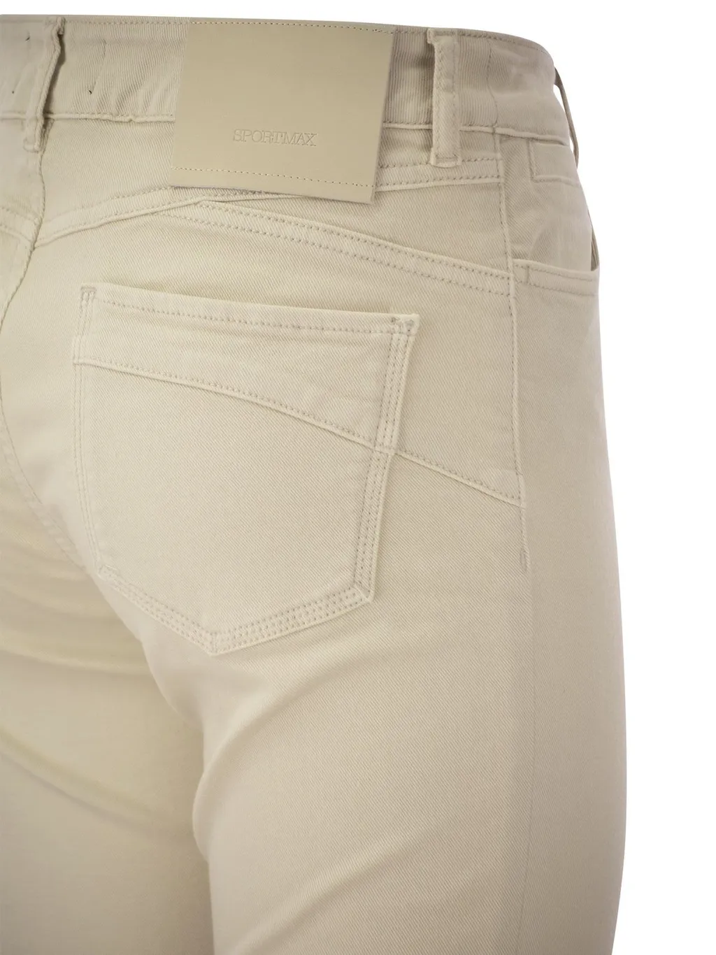 Cropped Flare Trousers