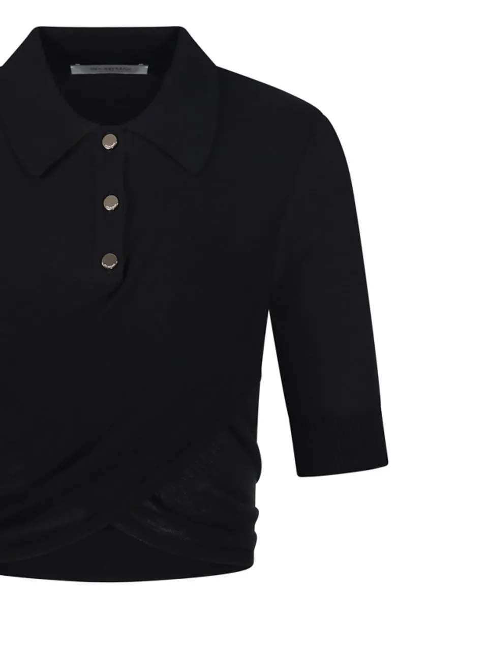 Cropped Polo Shirt