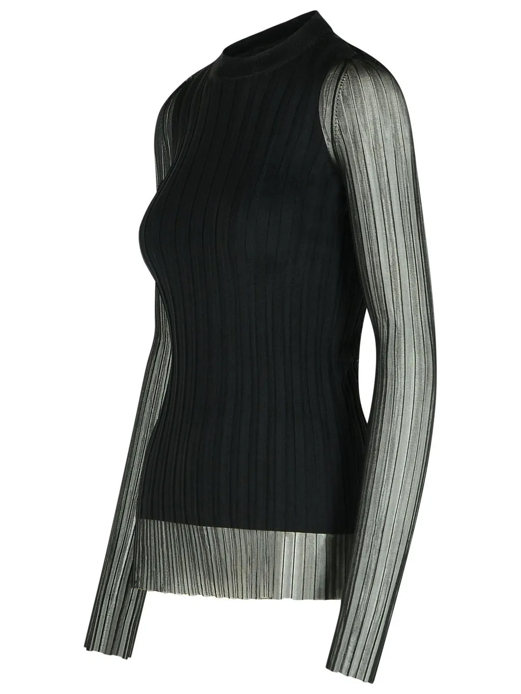 Ribbed Mesh Top