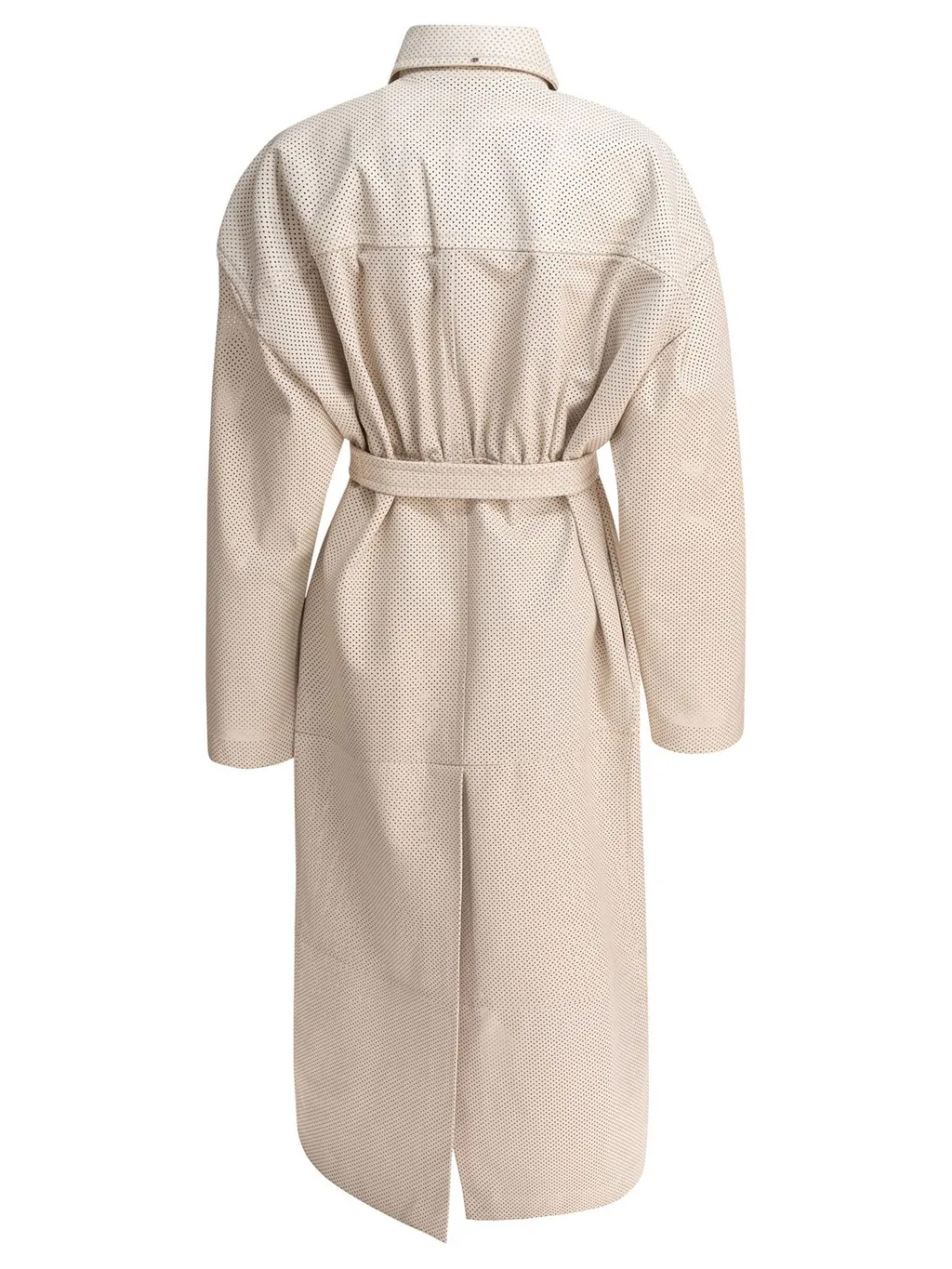 Perforated Trench Coat