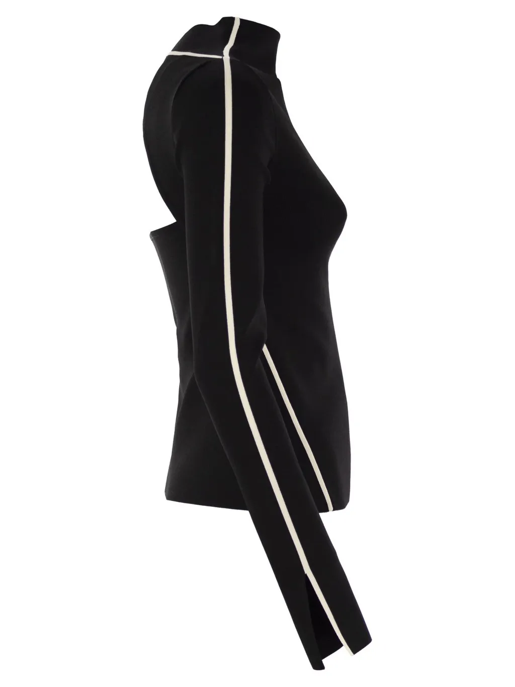 Long Sleeve Mock Neck Top