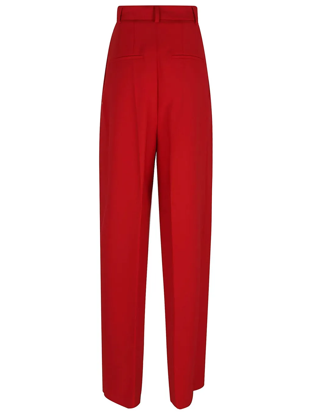 High-Waisted Pleated Trousers