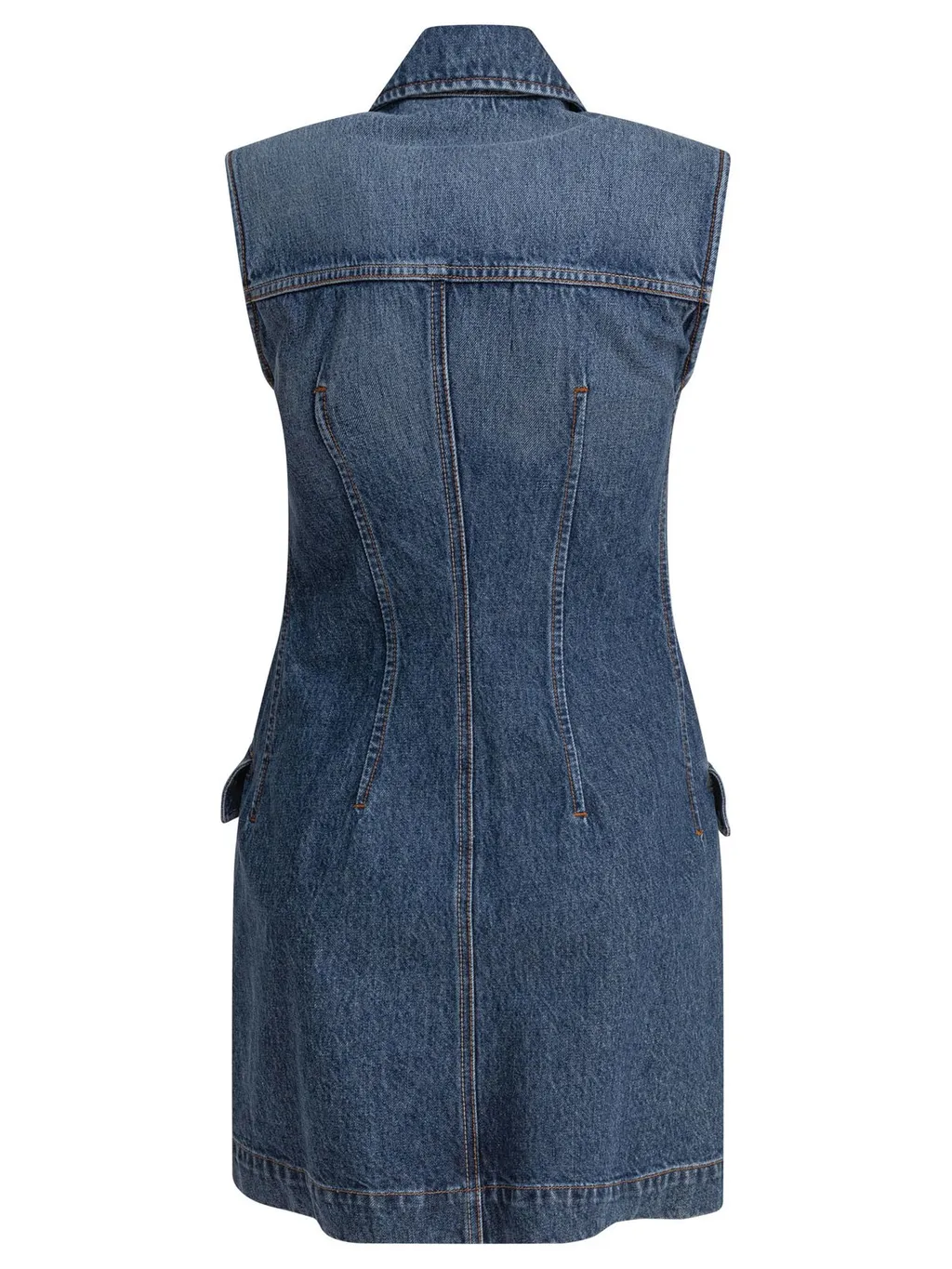 Sleeveless Denim Dress