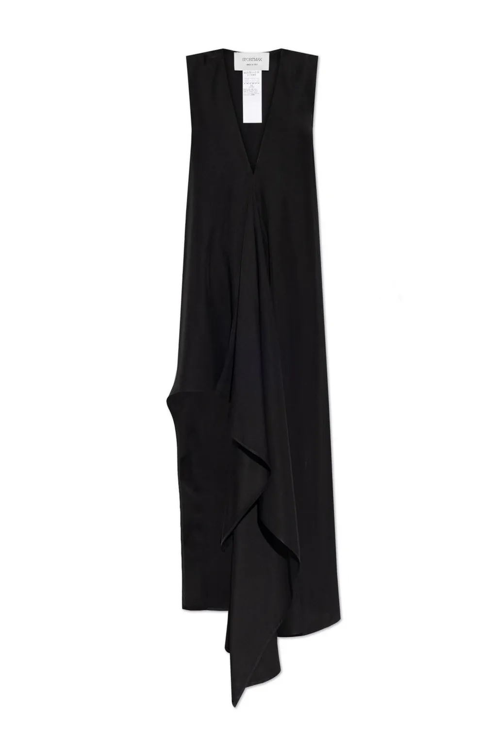 Asymmetric Draped Dress