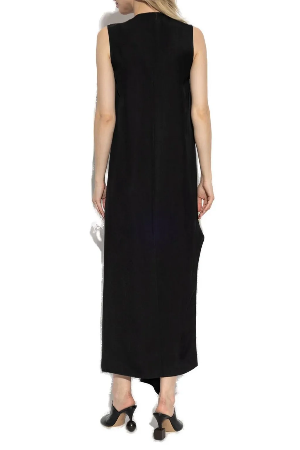 Asymmetric Draped Dress