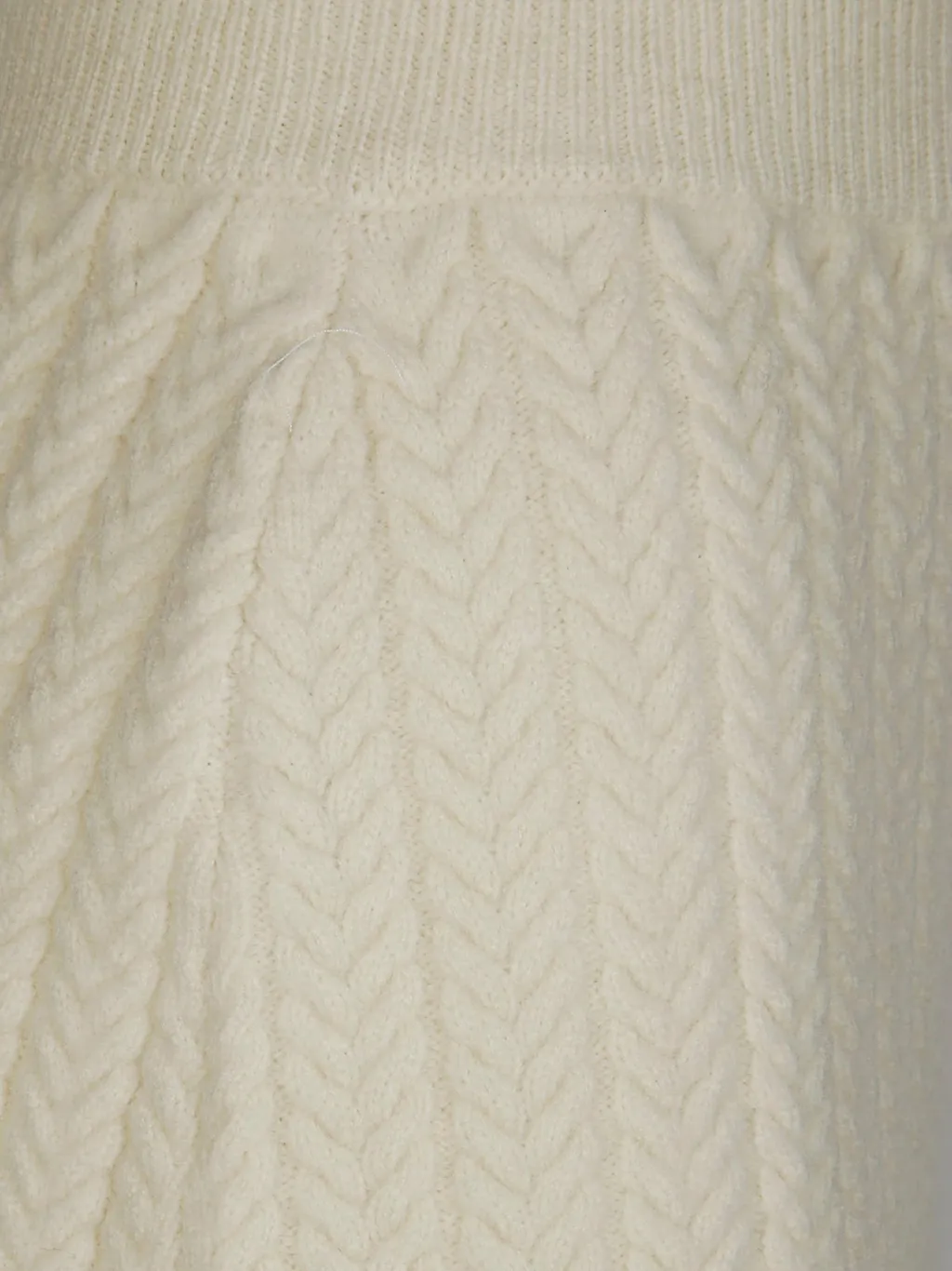 Cable Knit Mini Skirt