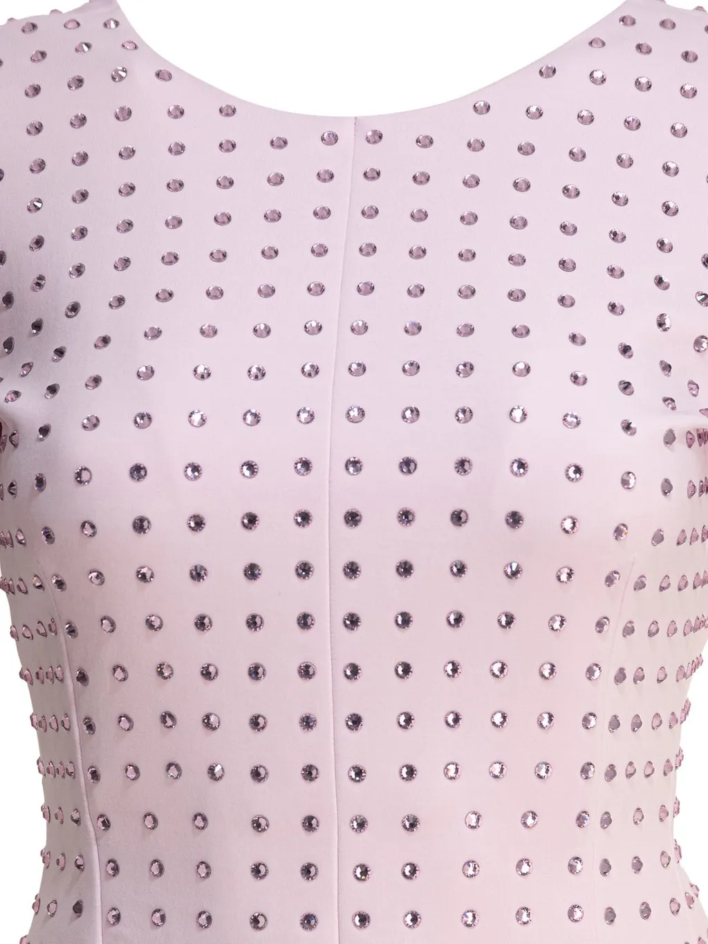 Mini Dress With Rhinestones