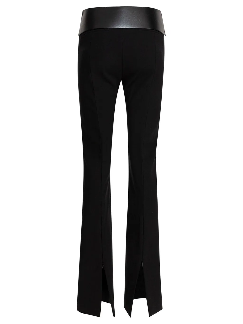 High-Waisted Flared Trousers