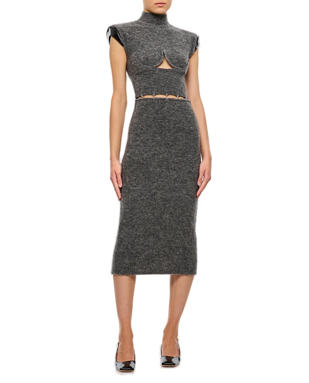 Cutout Knit Dress