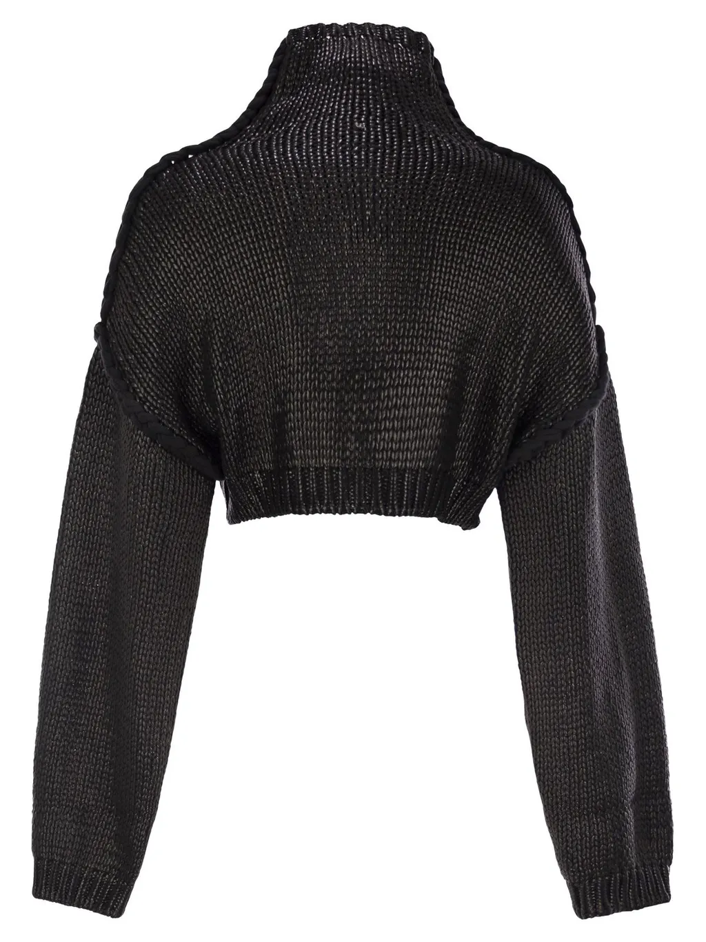 Cropped Turtleneck Sweater