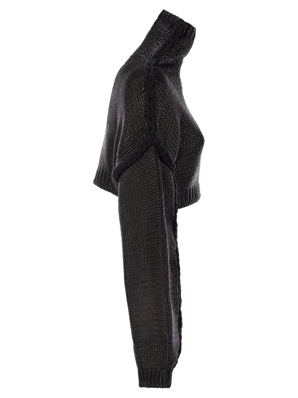 Cropped Turtleneck Sweater