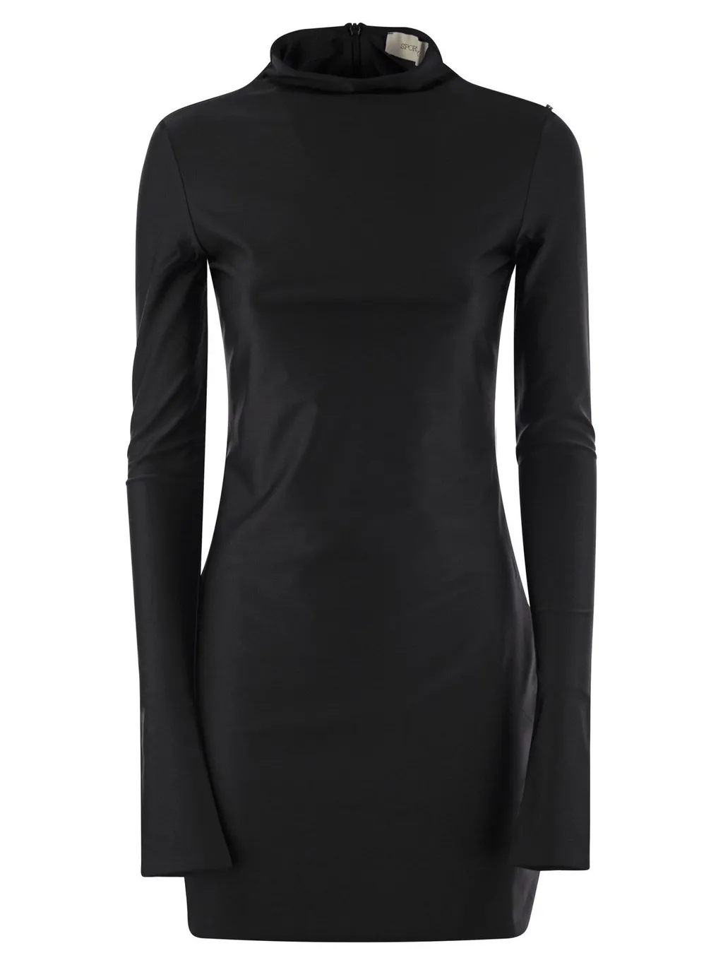 Long Sleeve Mock Neck Mini Dress