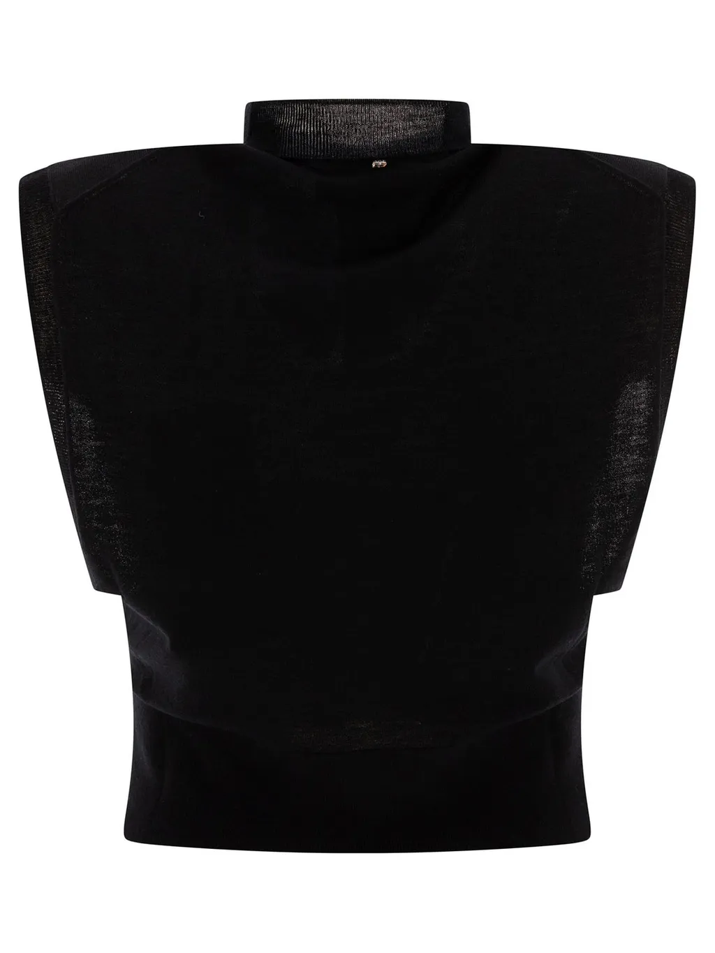 Sleeveless Turtleneck Top