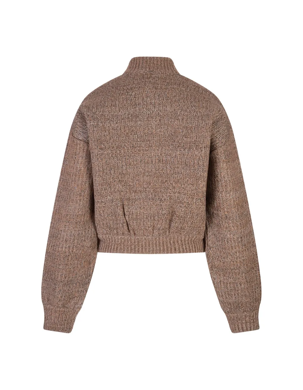 Cropped Knit Cardigan
