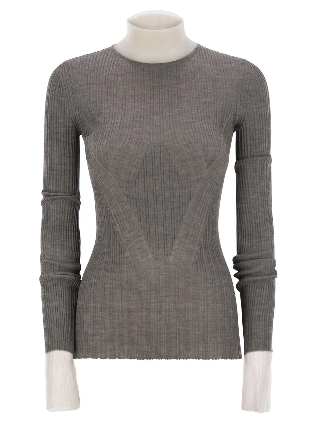 Ribbed Turtleneck Sweater