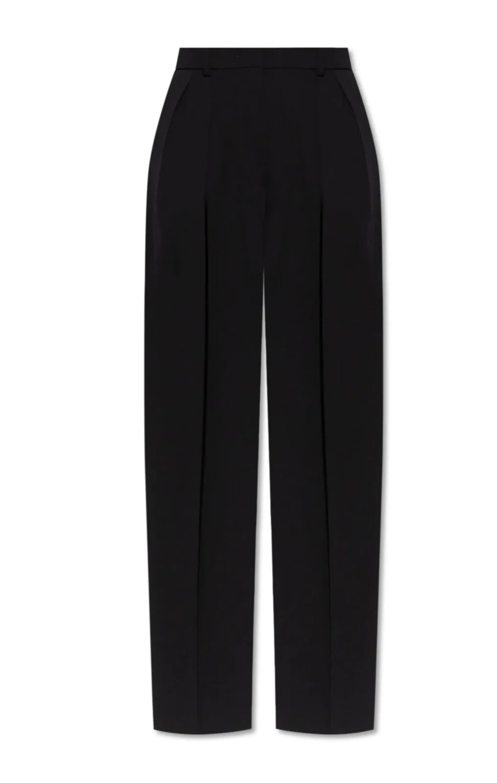 Pleated Wide-Leg Trousers
