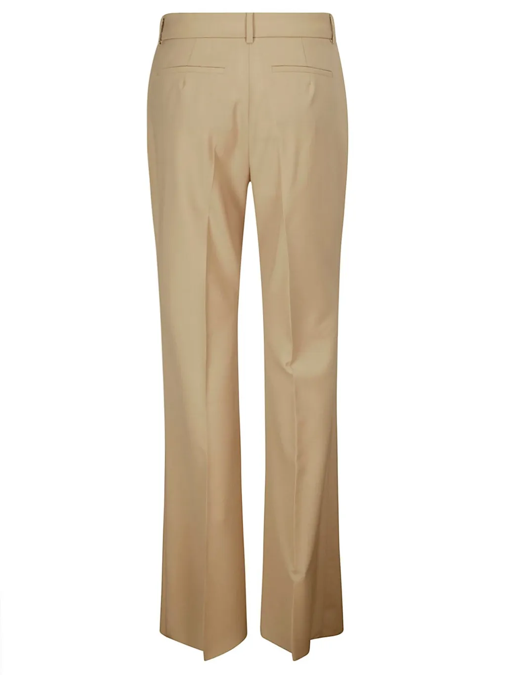 High-Waisted Flared Trousers