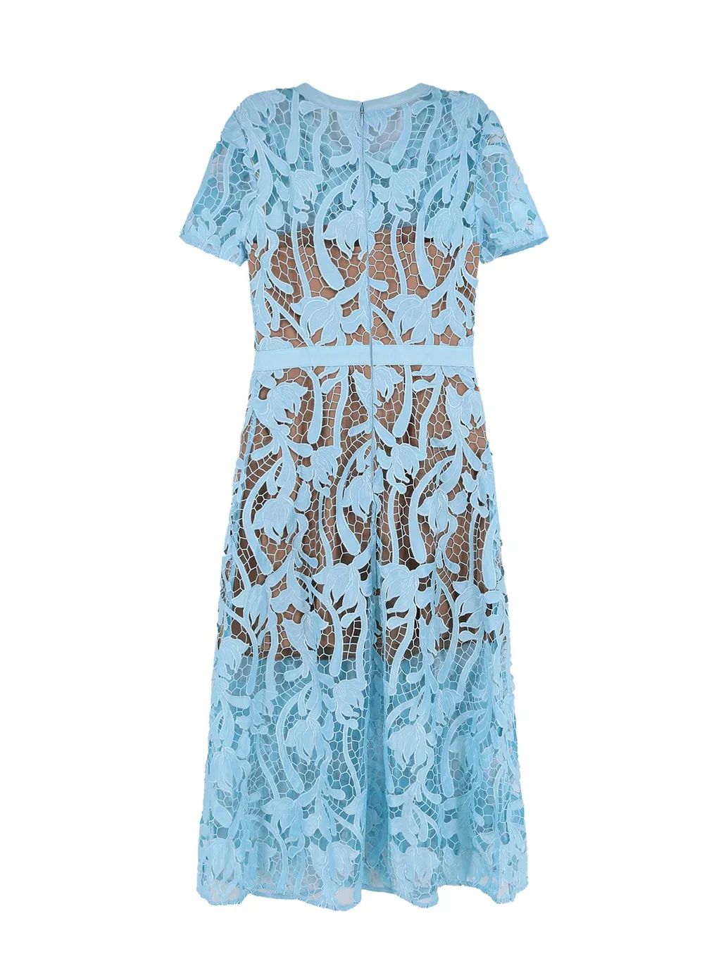 Floral Lace Midi Dress