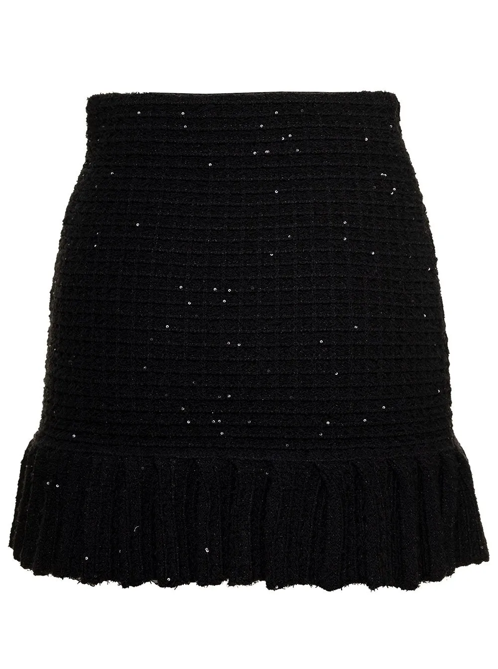 Mini Skirt With Ruffle Hem
