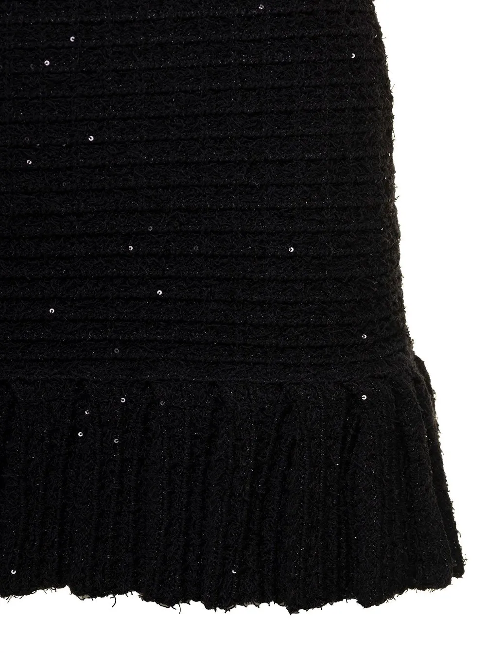 Mini Skirt With Ruffle Hem