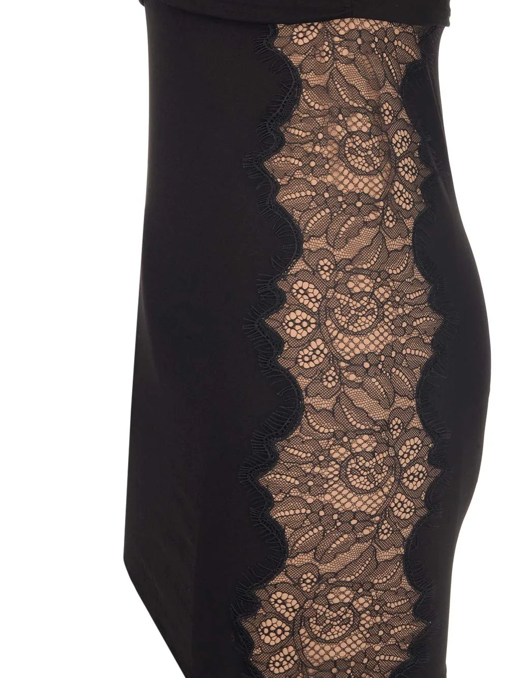 Mesh Sleeve Mini Dress