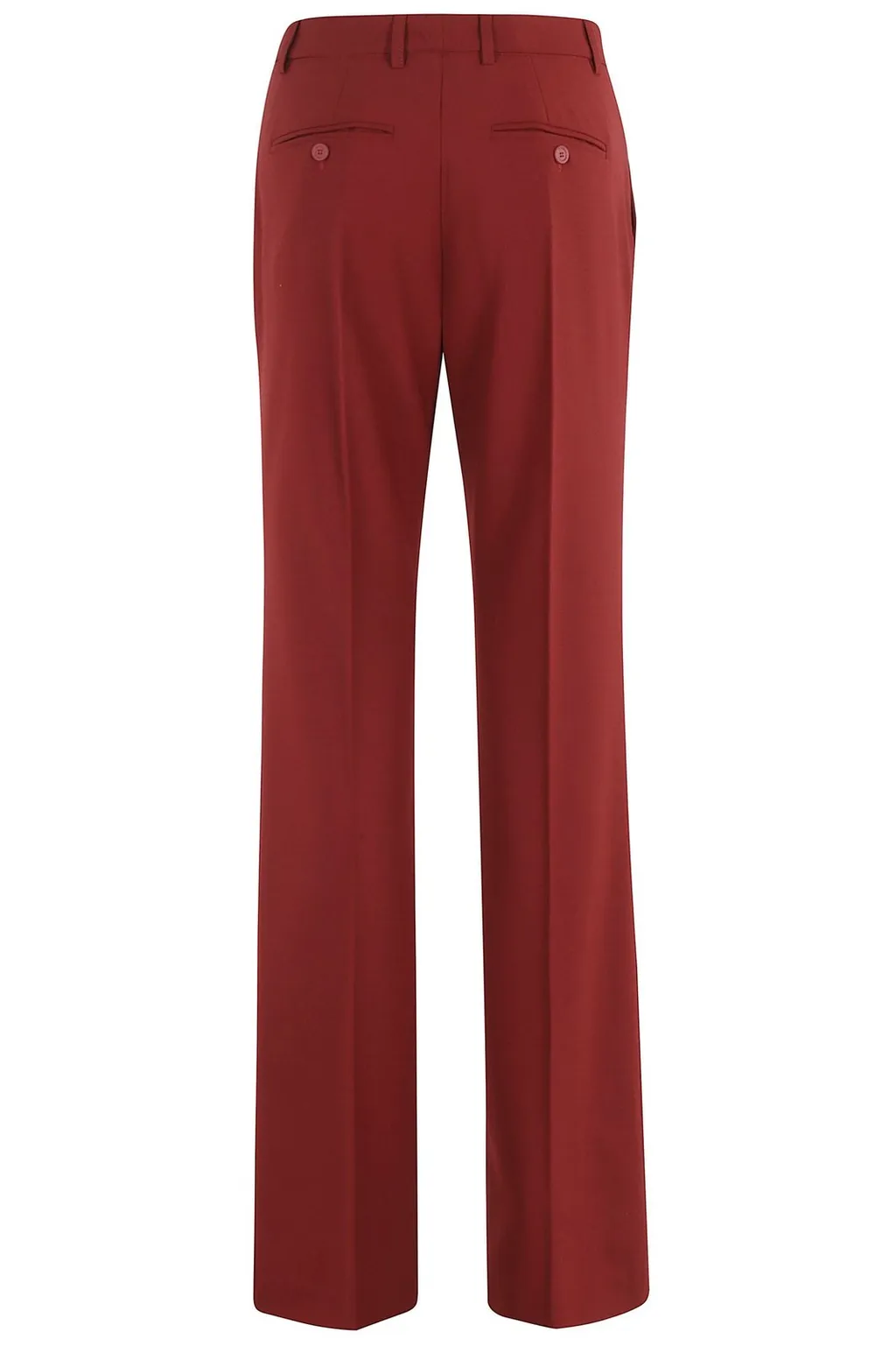 High-Waisted Straight-Leg Trousers