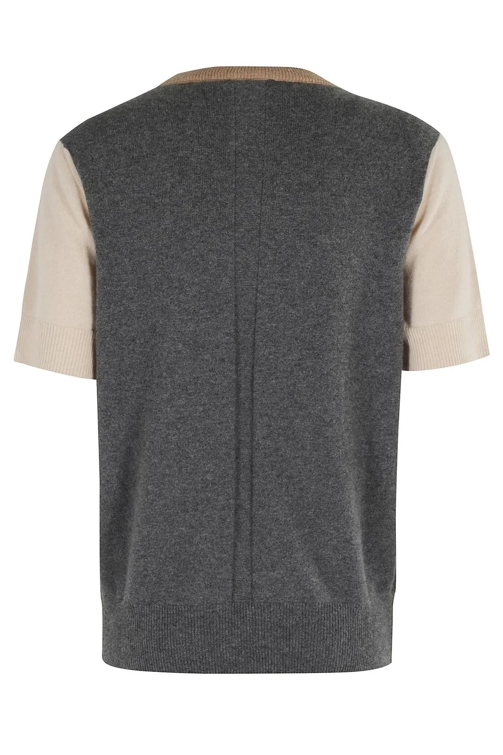 Colorblock Short Sleeve Sweater