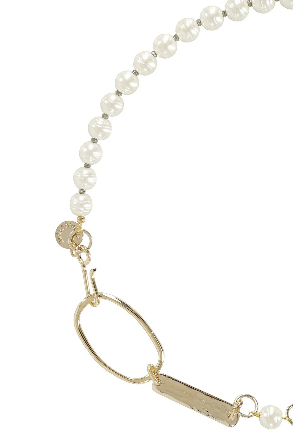 Pearl And Bar Necklace