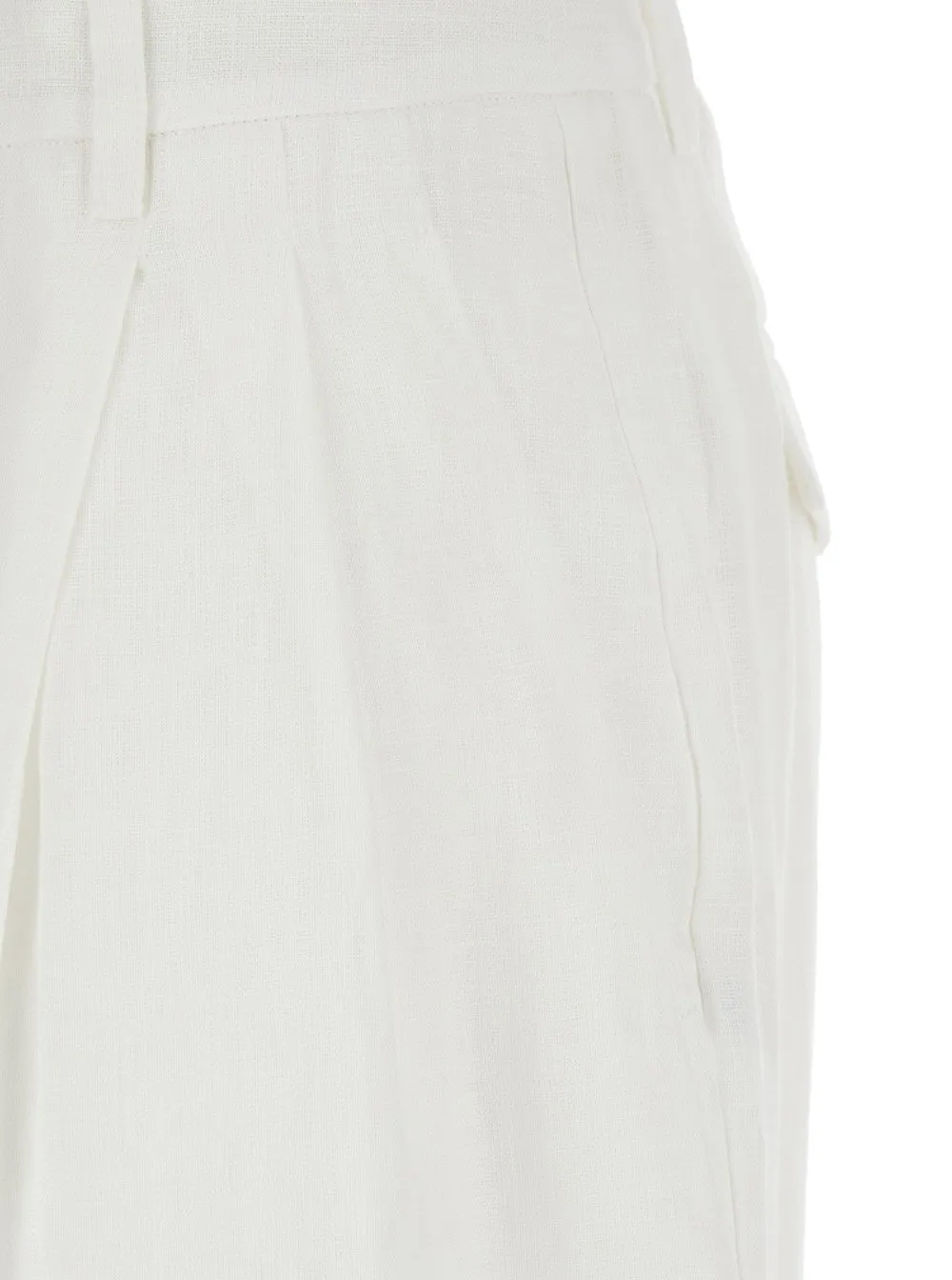 High-Waisted Wide-Leg Trousers