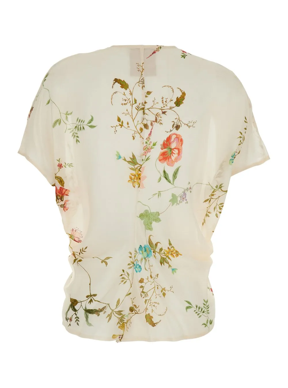 Printed Silk Blouse