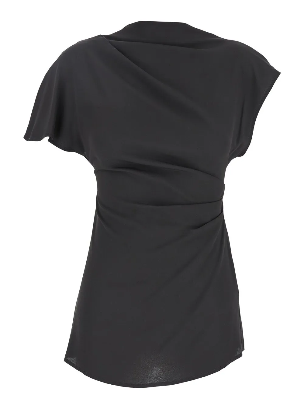 Draped Asymmetrical Top