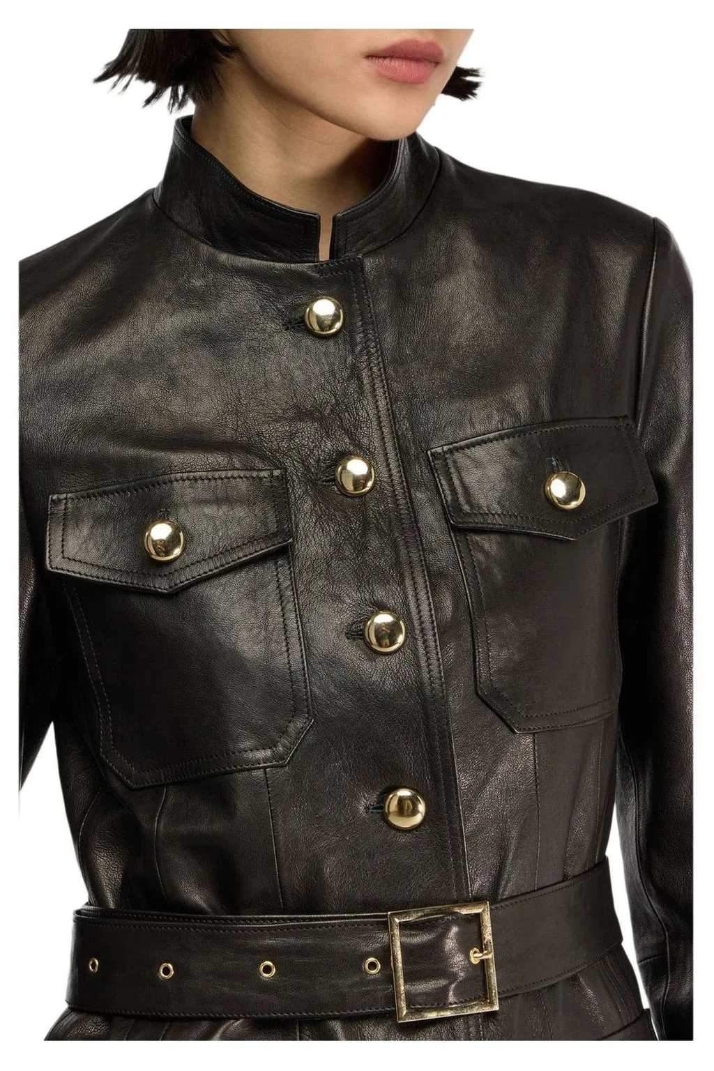 Leather Safari Jacket