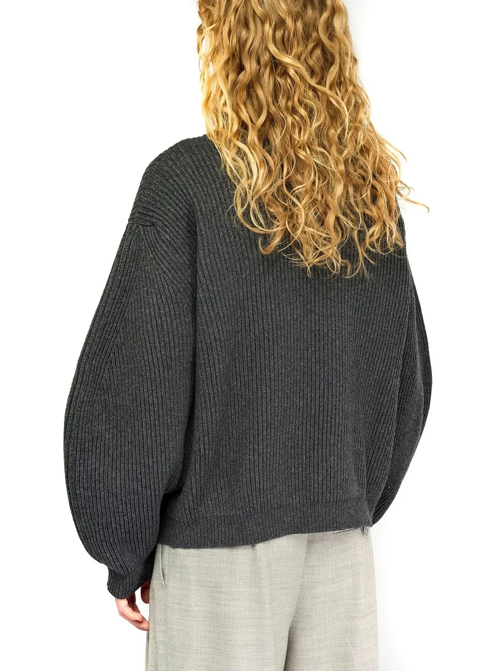 Ribbed Turtleneck Sweater