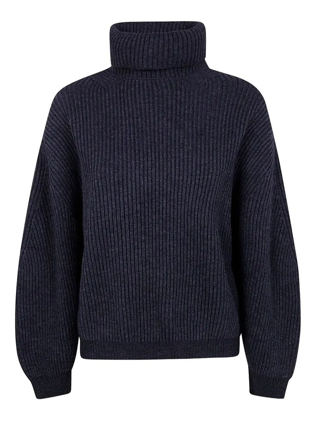 Ribbed Turtleneck Sweater