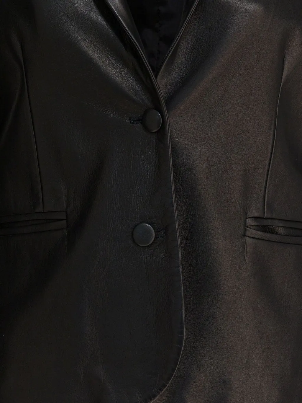 Leather Blazer