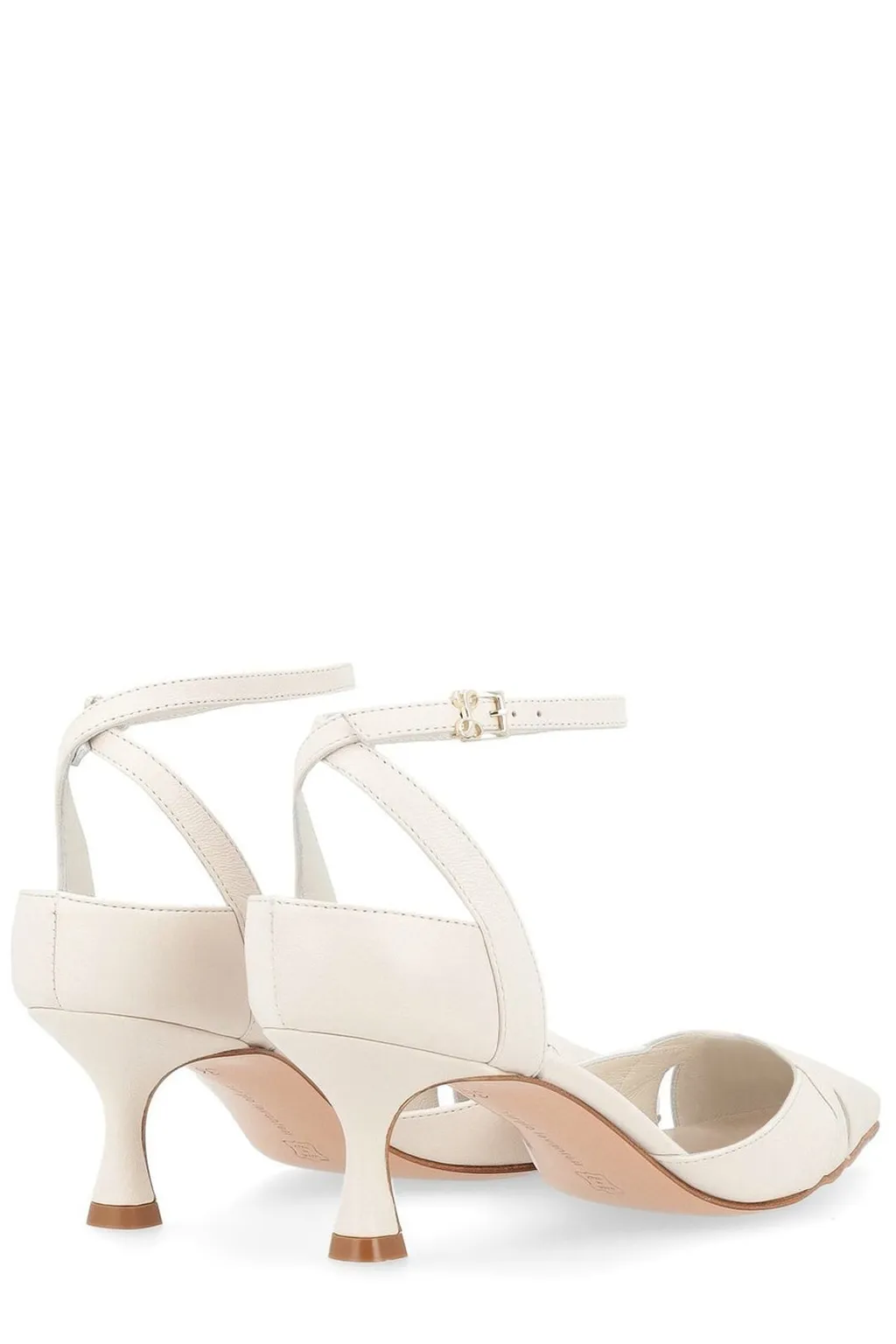 D'orsay Pumps With Ankle Strap