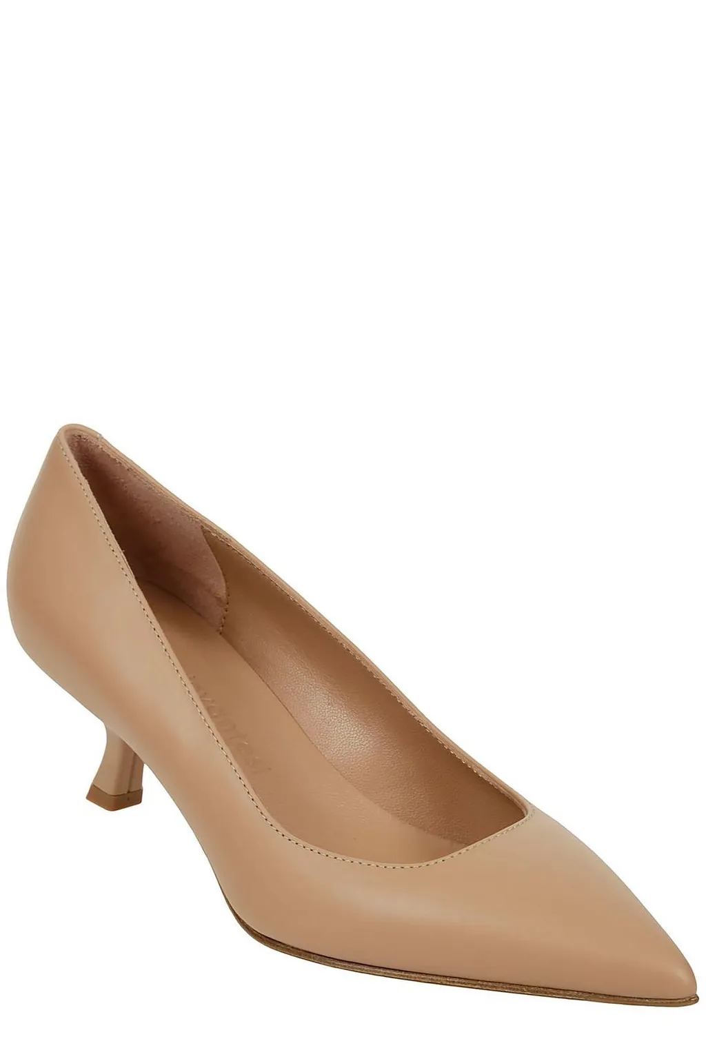 Pointed Toe Kitten Heel Pumps